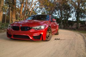 BMW M3 Sedan on ADV.1 Wheels (ADV5.0 Track Function CS) 2016 года